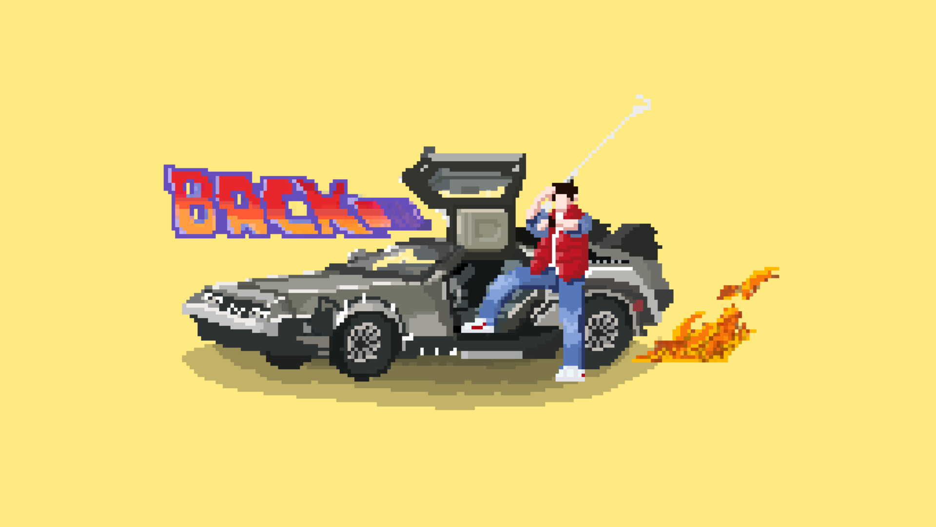 Back to future artwork