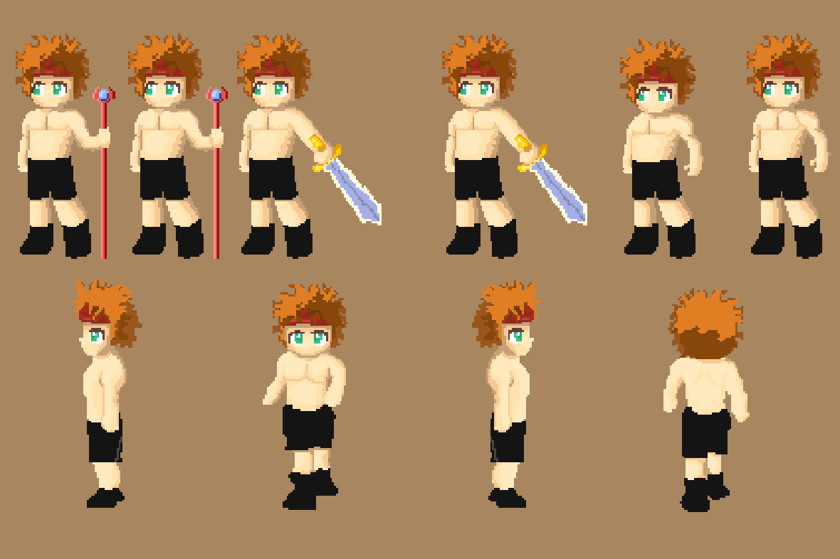 Pixel pack animation
